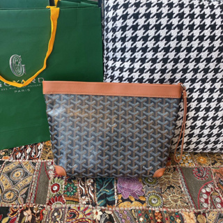 พรี​ Goyard Conti คลัทช์ Cluthes กระเป๋าแฟชั่นแบรนด์เนน Toiletry bag