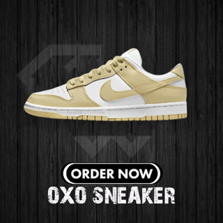 Nike dunk low "team gold" anti-slip shock absorption gray