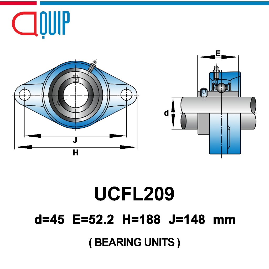 ucfl209-ubc-ตลับลูกปืนตุ๊กตา-สำหรับงานอุตสาหกรรม-รอบสูง-bearing-units-ucfl-209-เพลา-45-มม