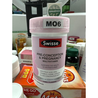 วิตามินเตรียมตั้งคครภ์ 180 เม็ด วิตามินรวม Swisse Ultinatal Pre Conception Pregnancy 180 Caps วิตามิน