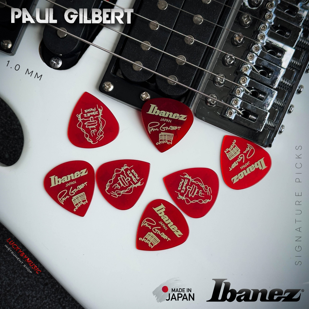 พร้อมส่ง-ปิ๊ก-ibanez-รุ่น-paul-gilbert-kaleido-pick-made-japan-ขนาด-1-0-mm-ปิ๊กกีต้าร์-ปิ๊กกีตาร์-งานแท้ญี่ปุ่น