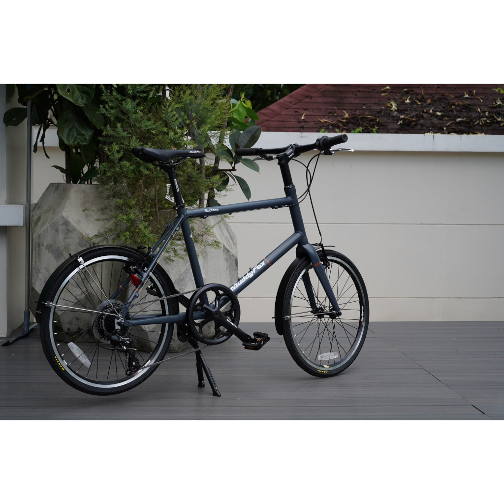 araya-muddy-fox-mfc-จักรยาน-vintage-minivelo-คุณภาพจากญี่ปุ่น-20-451-รถสายชิว-ปั่นในสวนสาธารณะ-ปั่นเที่ยวสวยๆชิวๆ