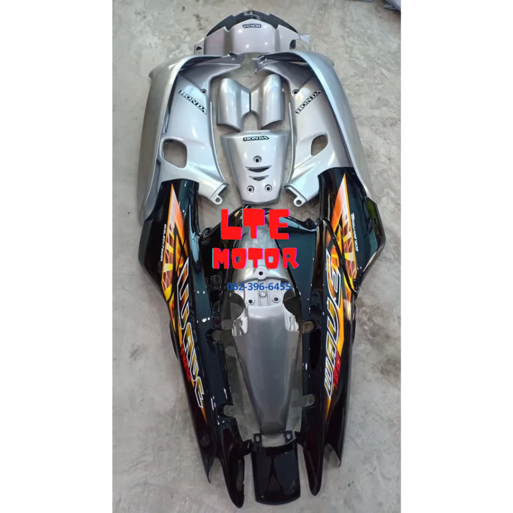 ชุดสี เฟรม honda wave 100 เก่า เวฟ 100 เก่า wave 110 เก่า wave 100 ตัวแรก รถปี 2003 ครบคัน 13 ชิ้น ติดสติกเกอร์ตามรูป รูปที่ 3
