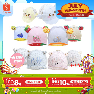 หมวกเด็ก 3-12 เดือน ราคาถูก (CAP13)