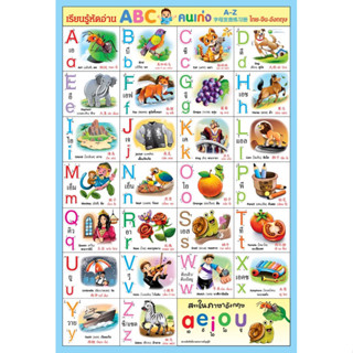 โปสเตอร์ABCฟ้า(3ภาษา)