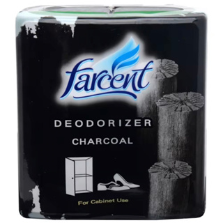 Farcent Deodorizer Charcoal | ฟาร์เซ็นท์ ดีโอโดไรเซอร์ ชาร์โคล เจลดับกลิ่นตู้รองเท้า 120 กรัม