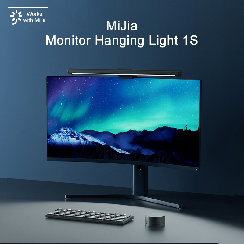 xiaomi-mi-monitor-hanging-lamp-1s-โคมไฟแขวนจอคอม-eye-careโคมไฟตั้งโต๊ะledสำหรับหน้าจอpc-ไฟหน้าจอคอม-monitor-lamp