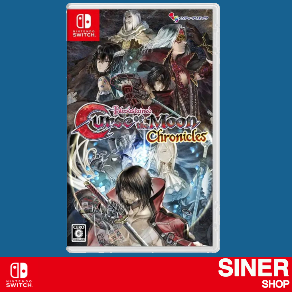 Trader Games - BLOODSTAINED: CURSE OF THE MOON CHRONICLES SWITCH JAPAN NEW GAME IN ENGLISH sur