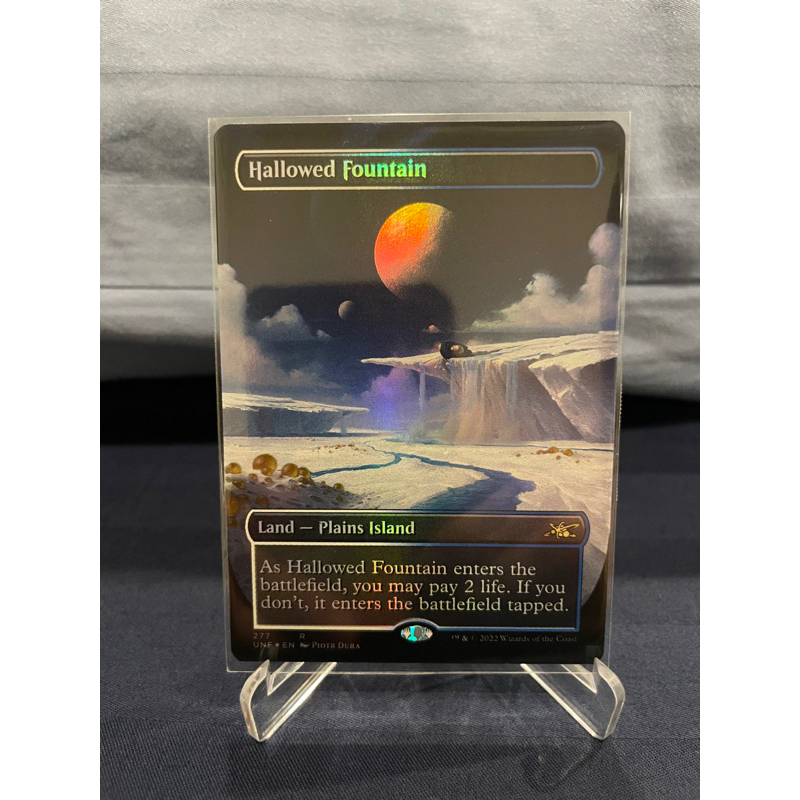 Magic The gathering Unfinity Variants Foil Shock land Shopee Thailand