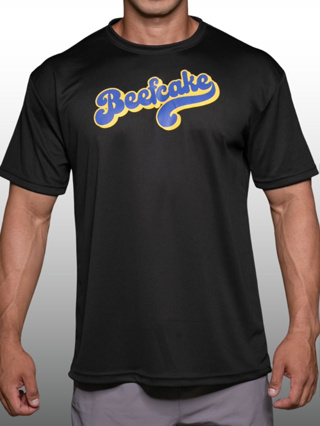 BEEFCAKE เสื้อยืดแขนสั้นผู้ชาย Men’s Gym Workout Bodybuilding Muscle T-Shirt