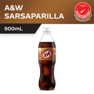 [พร้อมส่ง] เอ แอนด์ ดับบลิว น้ำอัดลม กลิ่นรูทเบียร์ 500 มล.  A&W Soft Drink 500ml