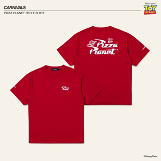 เสื้อยืด CARNIVAL TOY STORY PIZZA PLANET RED T-SHIRT RED