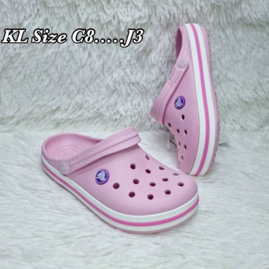 โปรซื้อ-1-แถมตุ๊กตาติดรองเท้า-2-ชิ้นฟรี-รองเท้า-crocs-crocsband-kids-clog-unisex-ถูกกว่าshop