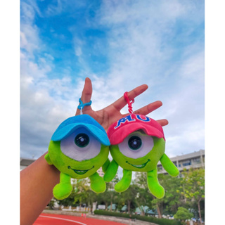 พวงกุญแจตุ๊กตา "ไมค์ วาซอว์สกี้" (Mike Wazowski)🧢👁️