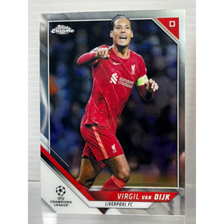 2021-22 Topps Chrome Liverpool เบสการ์ด ทีมลิเวอร์พลู