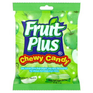 10 Packs Fruit Plus Apple Chewy Candy 150G