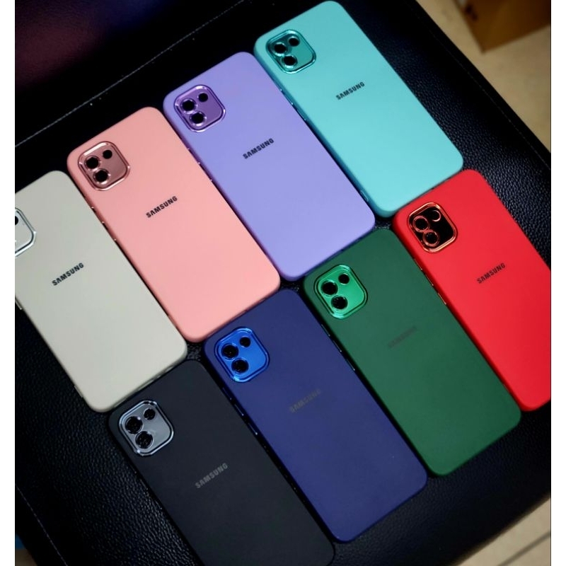 เคสกำมะหยี่สีขอบโครเมี่ยม-samsung-a54-5g-a34-5g-a24-a14-a04-a04s-พร้อมจัดส่ง