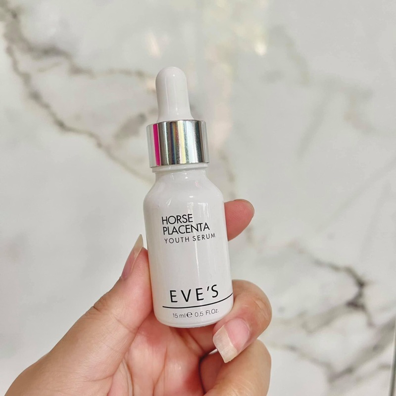 eves-horse-placenta-youth-serum-เซรั่มอีฟส์-ลดรอยสิว-ฝ้ากระ-จุดด่าวดำ-ผิวหน้าขาวกระจ่างใส