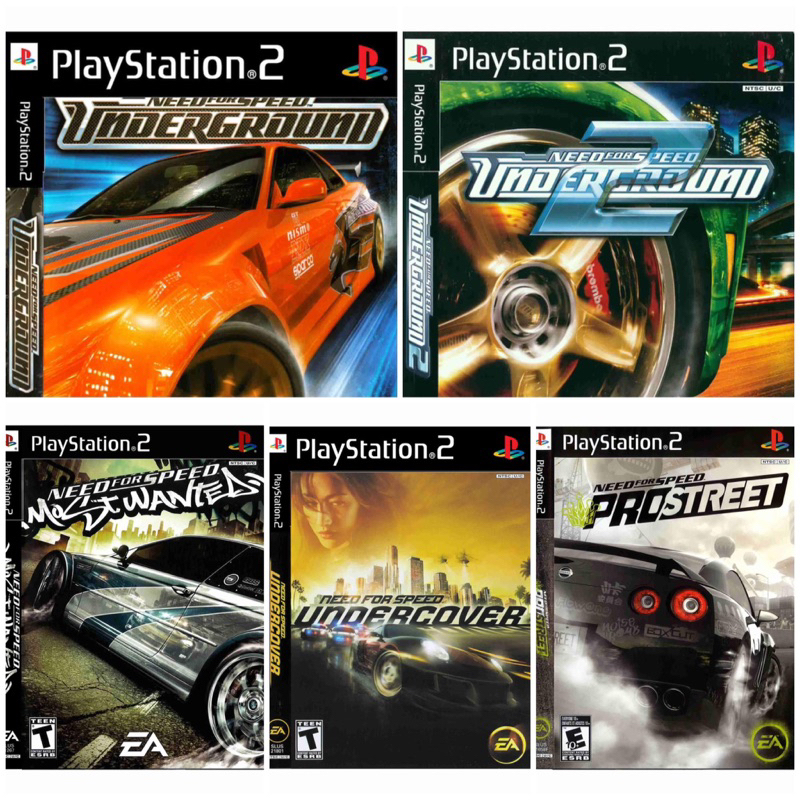 แผ่นเกมส์Ps2 - Need for Speed (5ภาค) | Shopee Thailand