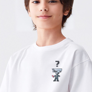 🔥 9.9 SALE 🔥 ® เสื้อเด็ก Oversize อายุ 4-9 ปี รุ่น CameraMan Skibidi Toilet สีขาว แนวสตรีท Boy&amp;Girl เด็กผู้ชาย Kols