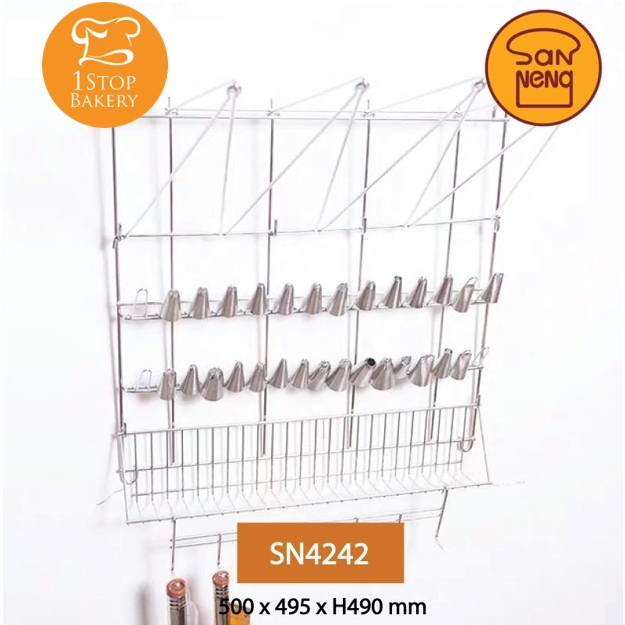 San Neng SN4242 Pastry Bag Drying Rack 500x495xH490mm (152402)/ที่ตาก