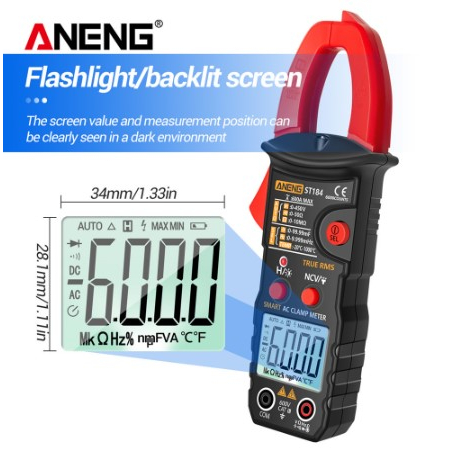 aneng-st184-เครื่องวัดแรงดันไฟฟ้าดิจิตอลมัลติมิเตอร์-rms-6000-ac-currents-hz-ohm