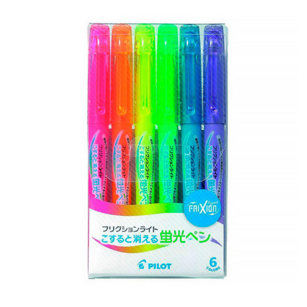 FriXion Light 6 Color Set Highlighter Pen Pilot [Japan] FriXion series