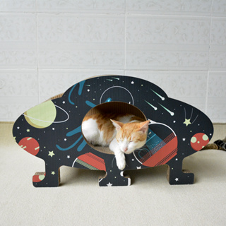 กระดาษข่วนเล็บแมวยูเอฟโอ ของเล่นแมว ที่ลับเล็บแมว ที่ข่วนเล็บแมว **สินค้าพร้อมส่ง**