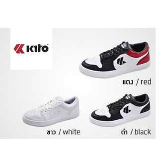 Kito กีโต้แท้ รองเท้าผ้าใบผู้หญิง รุ่น BE20  สีขาว สีดำ สีแดง Size 36-40  ตัวใหม่ ใส่สวย