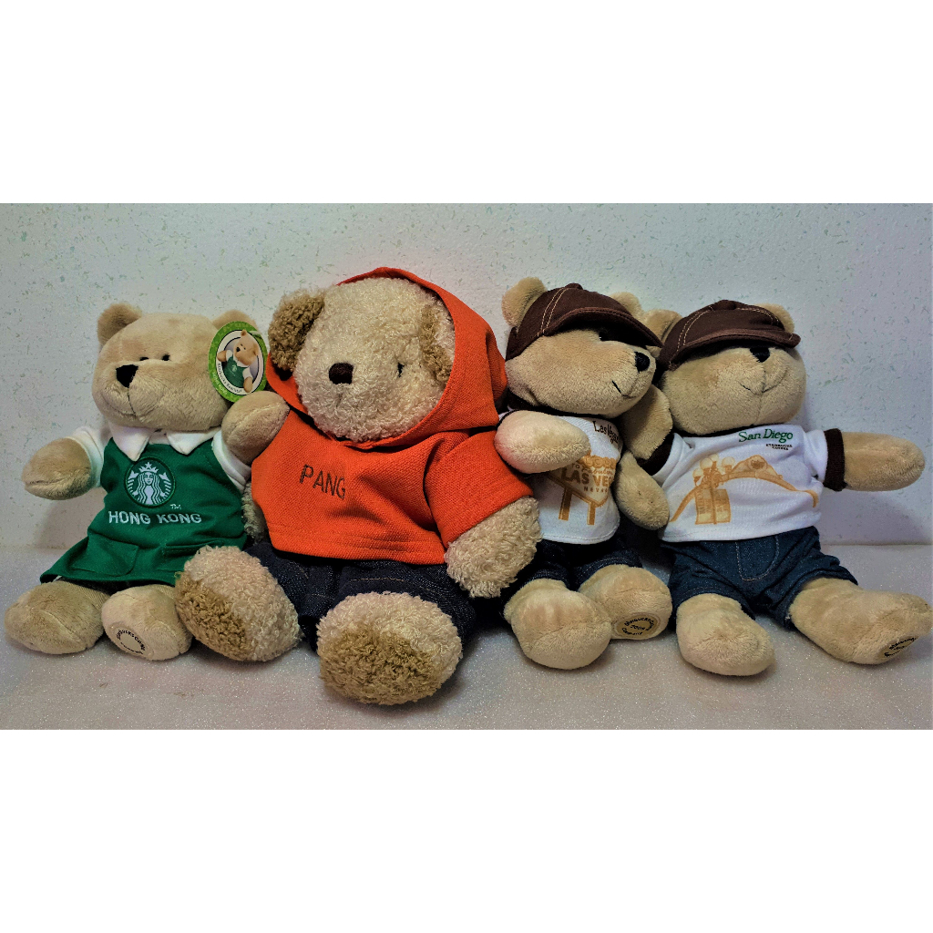 ตุ๊กตาหมี-pang-เสื้อคลุมส้ม