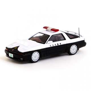 Tarmac Works T64R-064-POL 1/64 TOYOTA SUPRA JAPAN POLICE CAR DIECAST SCALE MODEL CAR