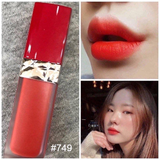 Beauty-Siam แท้ทั้งร้าน !! โล๊ะลิปดิออร์ของแท้ ราคาถูก !! DIOR ROUGE ULTRA CARE LIQUID สี 749 D-LIGHT ขนาดปกติ