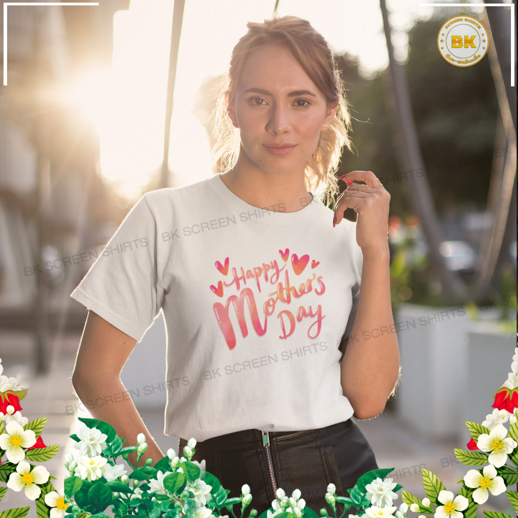 เสื้อวันแม่-สกรีนลาย-happy-mothers-day-m02-สกรีนตรงปก100-bkscreenshirt-เสื้อฟ้า