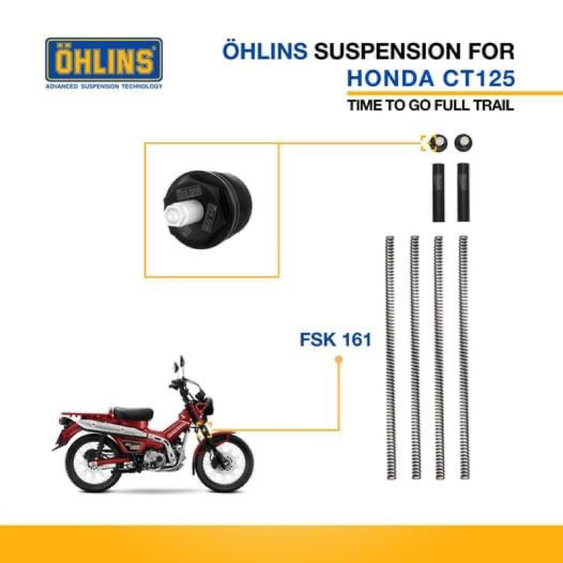 สปริงโช๊คหน้า-ohlins-fsk161-สำหรับ-honda-ct125