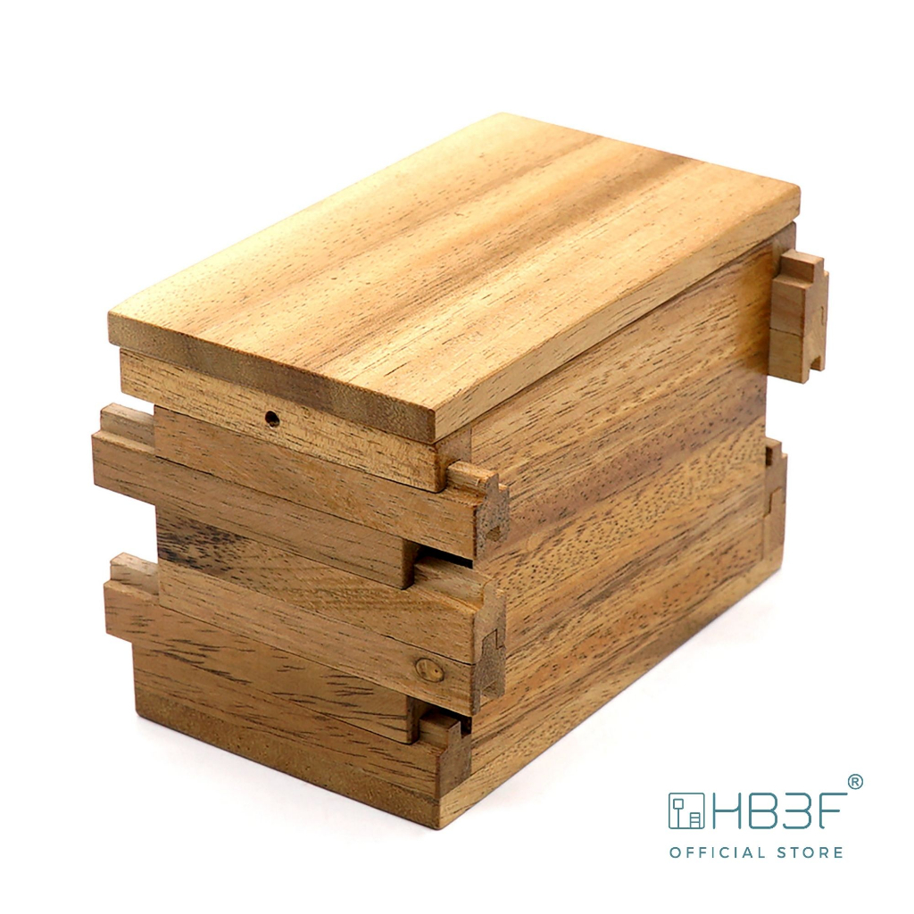 HB3F กล่องลับจิ๊กซอว์ Jigsaw Safe Box Puzzle ของเล่นไม้ Secret Box