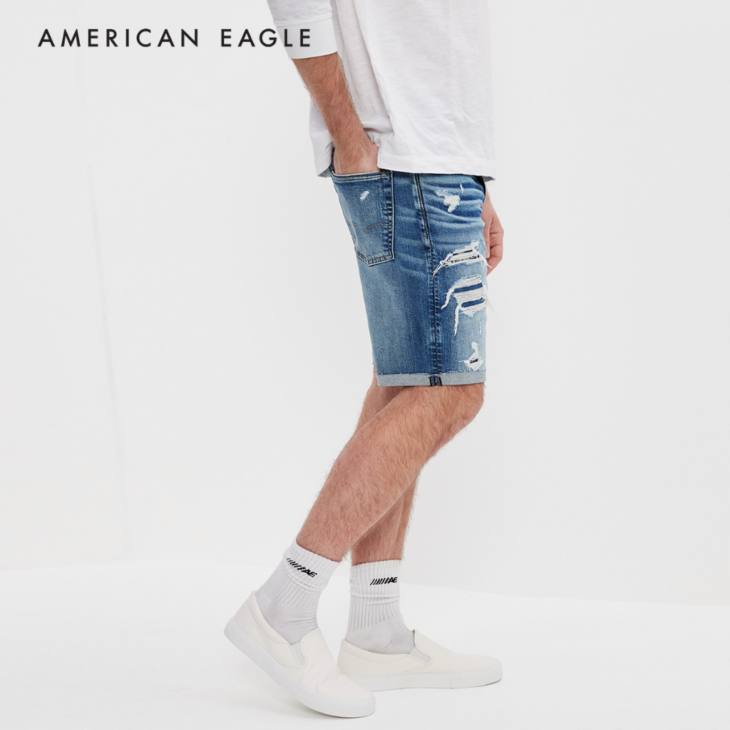 american-eagle-airflex-9-denim-short-กางเกง-ยีนส์-ผู้ชาย-ขาสั้น-nmso-013-7474-826