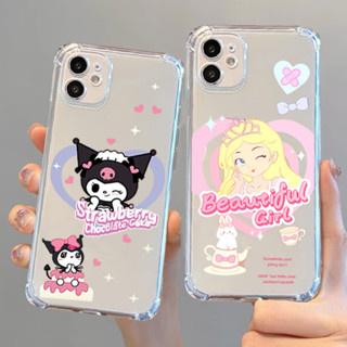 เคสโทรสัพท์ลายการ์ตูนน่ารักๆ เคสใส กันกระแทก สำหรับ realme 11 pro plus 7i 7pro เคสโทรศัพท์ นิ่ม TPU Case realme 11pro+