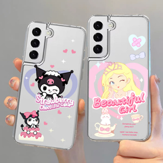 เคสโทรสัพท์ลายการ์ตูนน่ารักๆ เคสใส กันกระแทก สำหรับ SAMSUNG S20 S21 Plus ultra A02 A02S J7 Pro plus prime tpu case