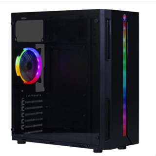 CASE เคสเกมมิ่ง NEOLUTION รุ่น ARROW V2 (ATX,Micro - ATX,Mini - ITX) พร้อมพัดลมไฟ RGB (Black)