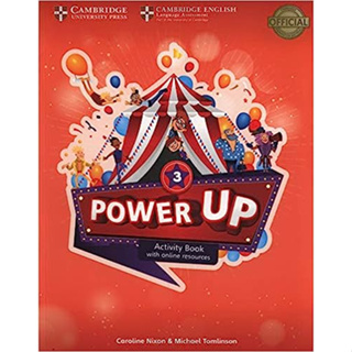 DKTODAY หนังสือแบบฝึกหัด POWER UP 3:ACTIVITY+ONLINE RESOURCE&HOME BOOKLET