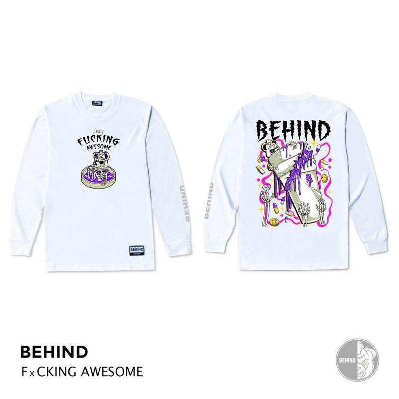 behind-เสื้อยืด-แขนยาว-fucking-awesome-แนวสตรีท-เสื้อยืดชาย-หญิง