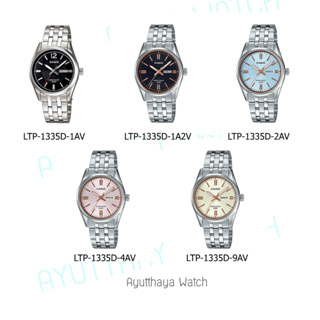 [ของแท้] Casio นาฬิกาข้อมือ รุ่น LTP-1335D-1AV  LTP-1335D-1A2V  LTP-1335D-2AV  LTP-1335D-4AV  LTP-1335D-9AV