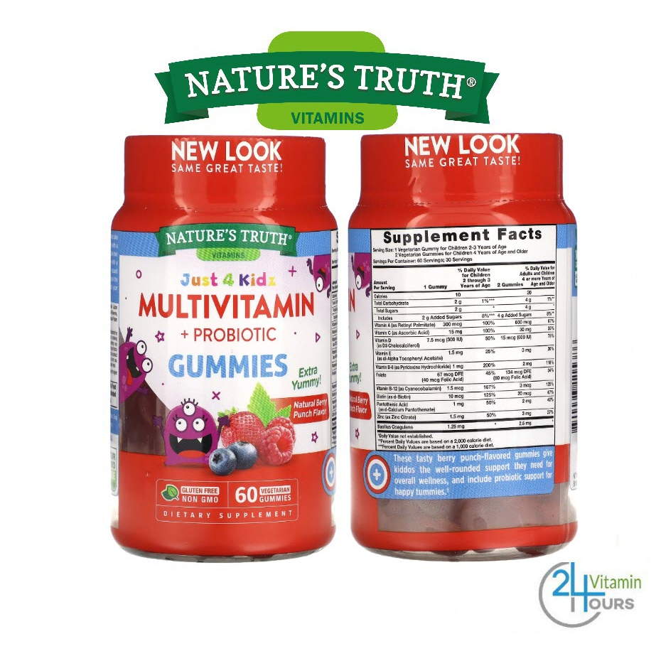 [Lot ใหม่ แพคเกจใหม่ !] เยลลี่วิตามิน Nature’s Truth Gummies, Apple ...