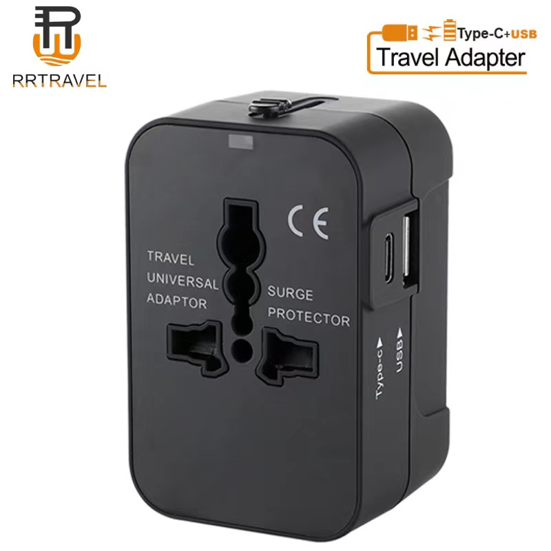 universal-travel-adapter-หัวปลั๊กเอนกประสงค์-1usb-1tc