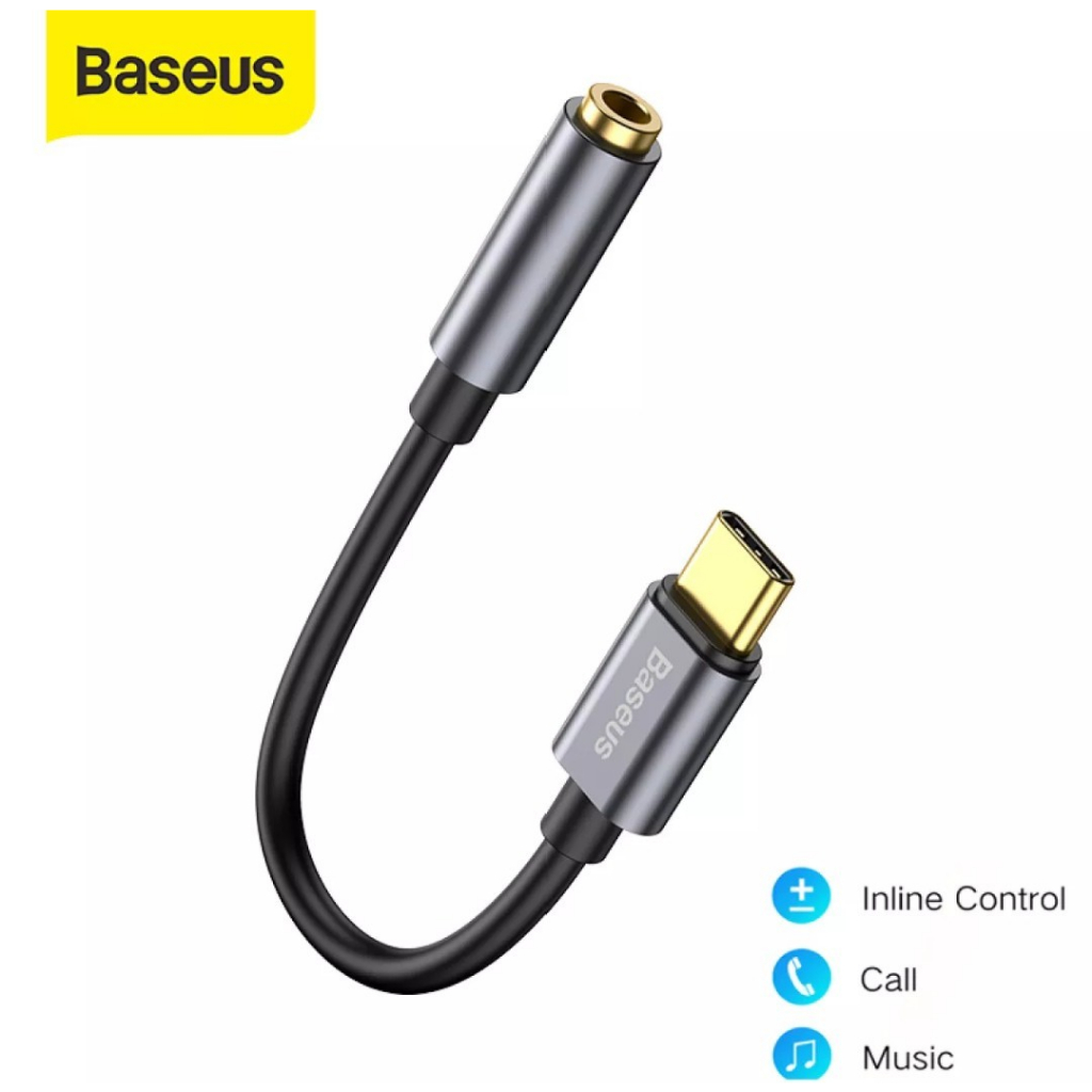 Baseus รุ่น BA003, BA004 สายแปลงหูฟัง Type c to 3.5 mm Audio AUX ...