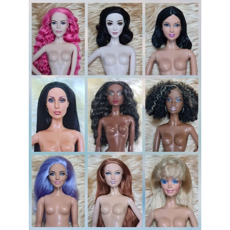 barbie-collector-modelmuse-yoga-fashionistas-nude-doll-ขายตุ๊กตาบาร์บี้-นางแบบ-โยคะ-และแฟชั่นนิสต้า-สินค้าพร้อมส่ง