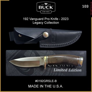 มีด BUCK KNIVES แท้ รุ่น Vanguard Pro Knife - 2023 Legacy Collection รหัส 0192GRSLE-B LIMITED EDITION MADE IN THE U.S.A.