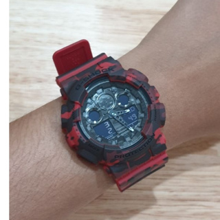 [ของแท้] Casio G-Shock นาฬิกาข้อมือ รุ่น GA-100CM-4A  รับประกันศูนย์ CMG 1 ปี