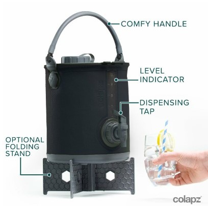 colapz-2in1-water-carrier-amp-bucket-folding-jug-carrierถังน้ำพับได้