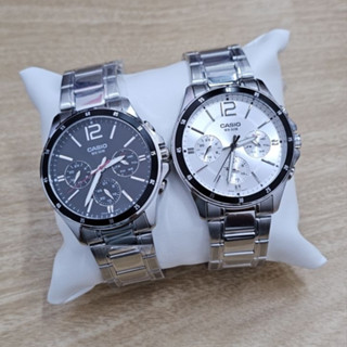 [ของแท้] Casio นาฬิกาข้อมือผู้ชาย รุ่น MTP-1374D-1AV  MTP-1374D-2AV  MTP-1374D-7AV  รับประกัน 1 ปี